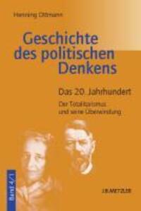 Cover: 9783476016331 | Geschichte des politischen Denkens 4 | Henning Ottmann | Taschenbuch