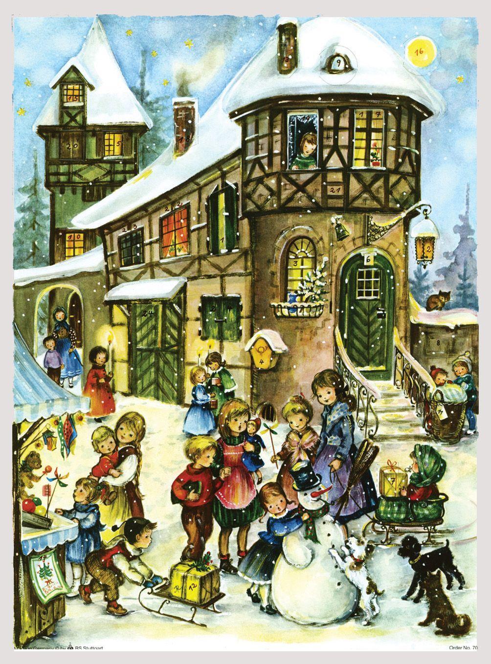 Cover: 4025985707016 | Adventskalender "Freude im Schnee" | Papier-Adventskalender | Rahlweß