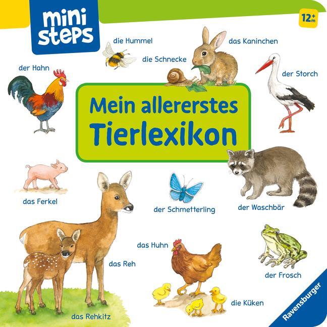 Cover: 9783473317585 | ministeps: Mein allererstes Tierlexikon | Ab 12 Monaten | Buch | 24 S.