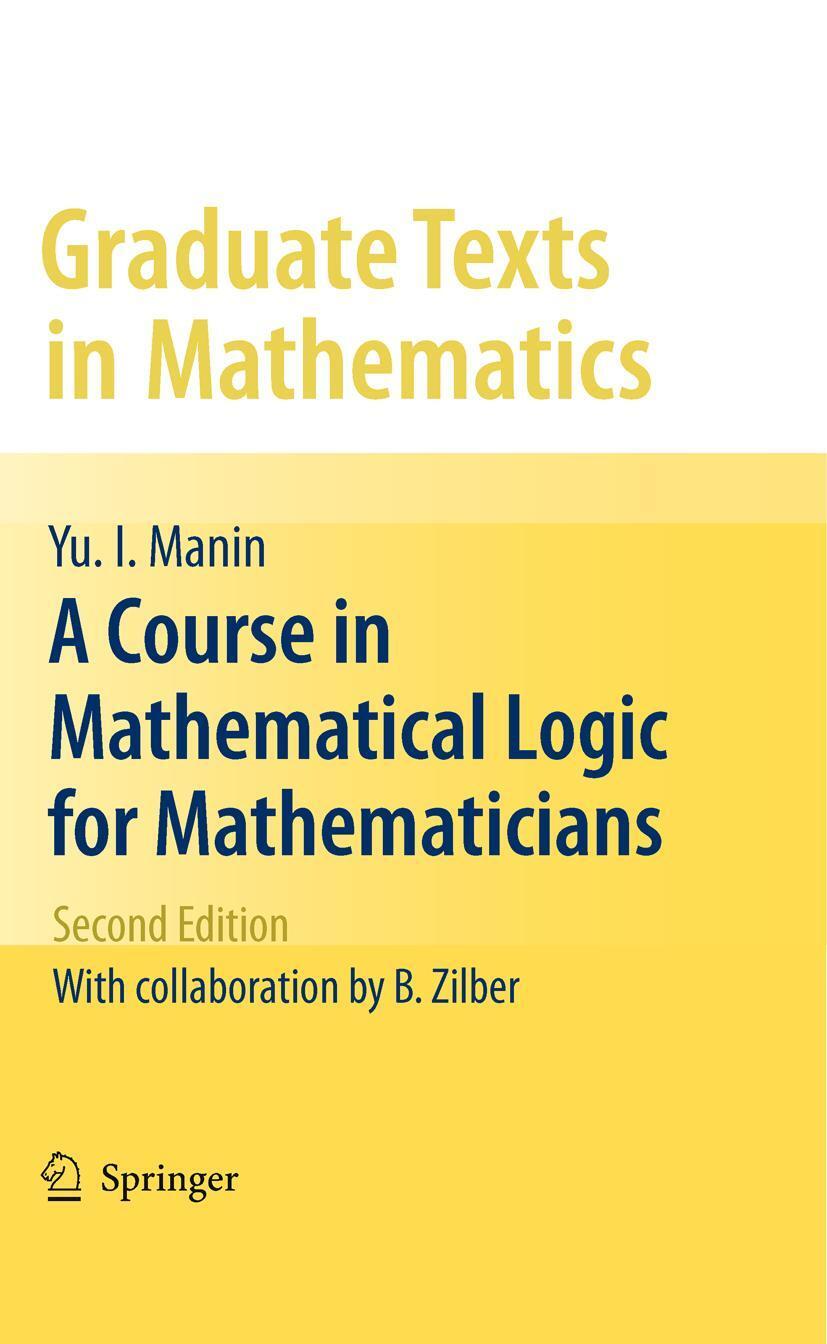 Cover: 9781441906144 | A Course in Mathematical Logic for Mathematicians | Yu I Manin | Buch