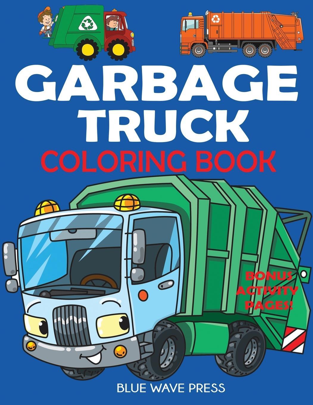 Cover: 9781647900304 | Garbage Truck Coloring Book | Blue Wave Press | Taschenbuch | Englisch