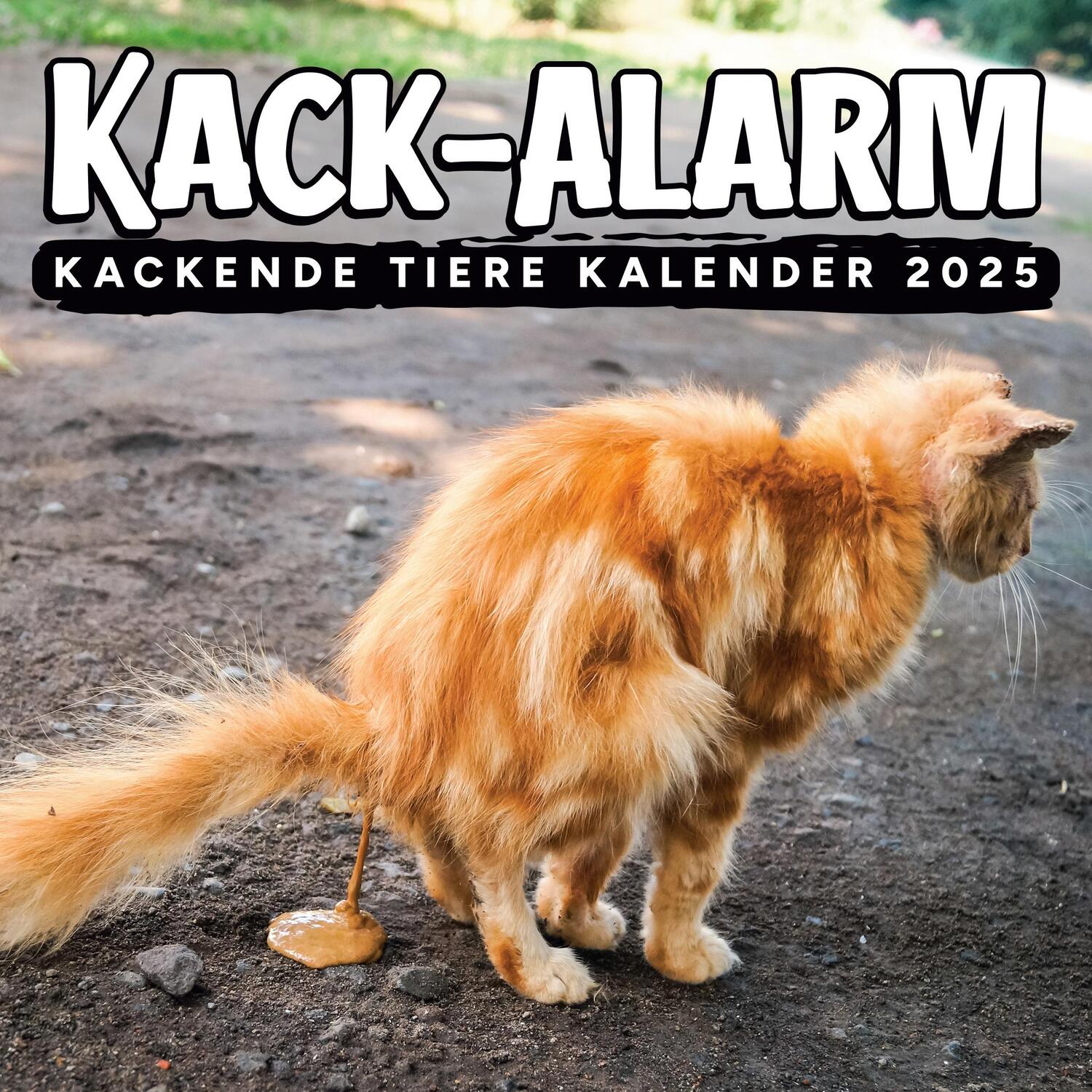 Cover: 9783910661370 | Kack-Alarm | Kackende Tiere Kalender 2025 | Jeff Laganda | Taschenbuch