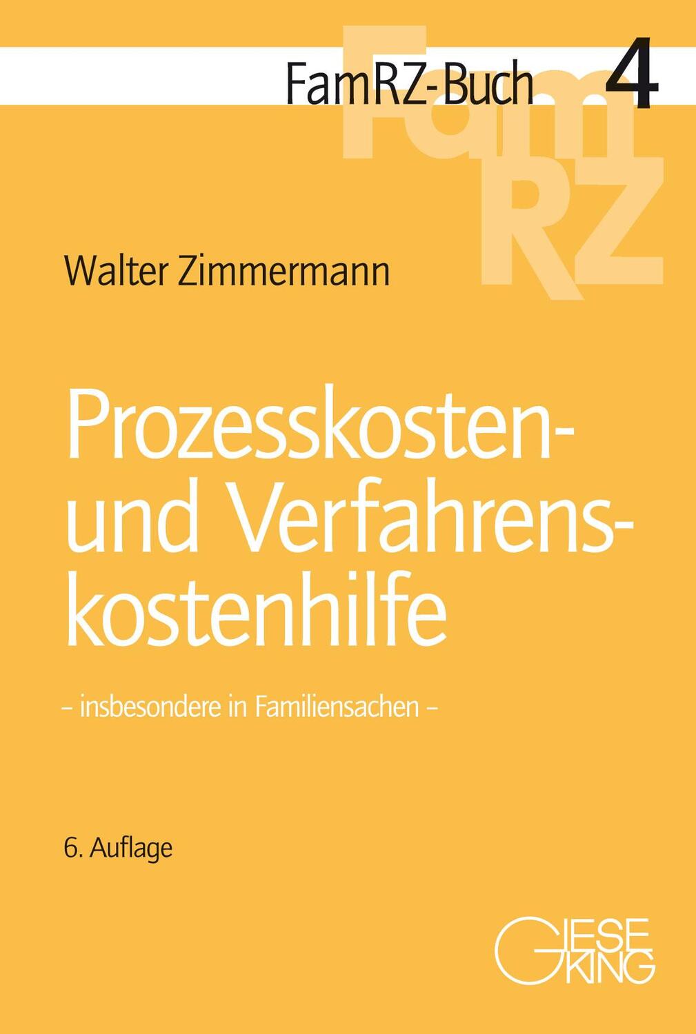 Cover: 9783769412413 | Prozesskosten- und Verfahrenskostenhilfe | Walter Zimmermann | Buch