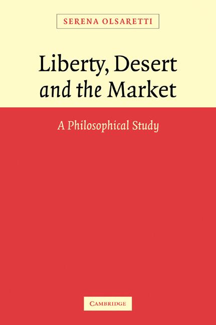 Cover: 9780521107815 | Liberty, Desert and the Market | A Philosophical Study | Olsaretti