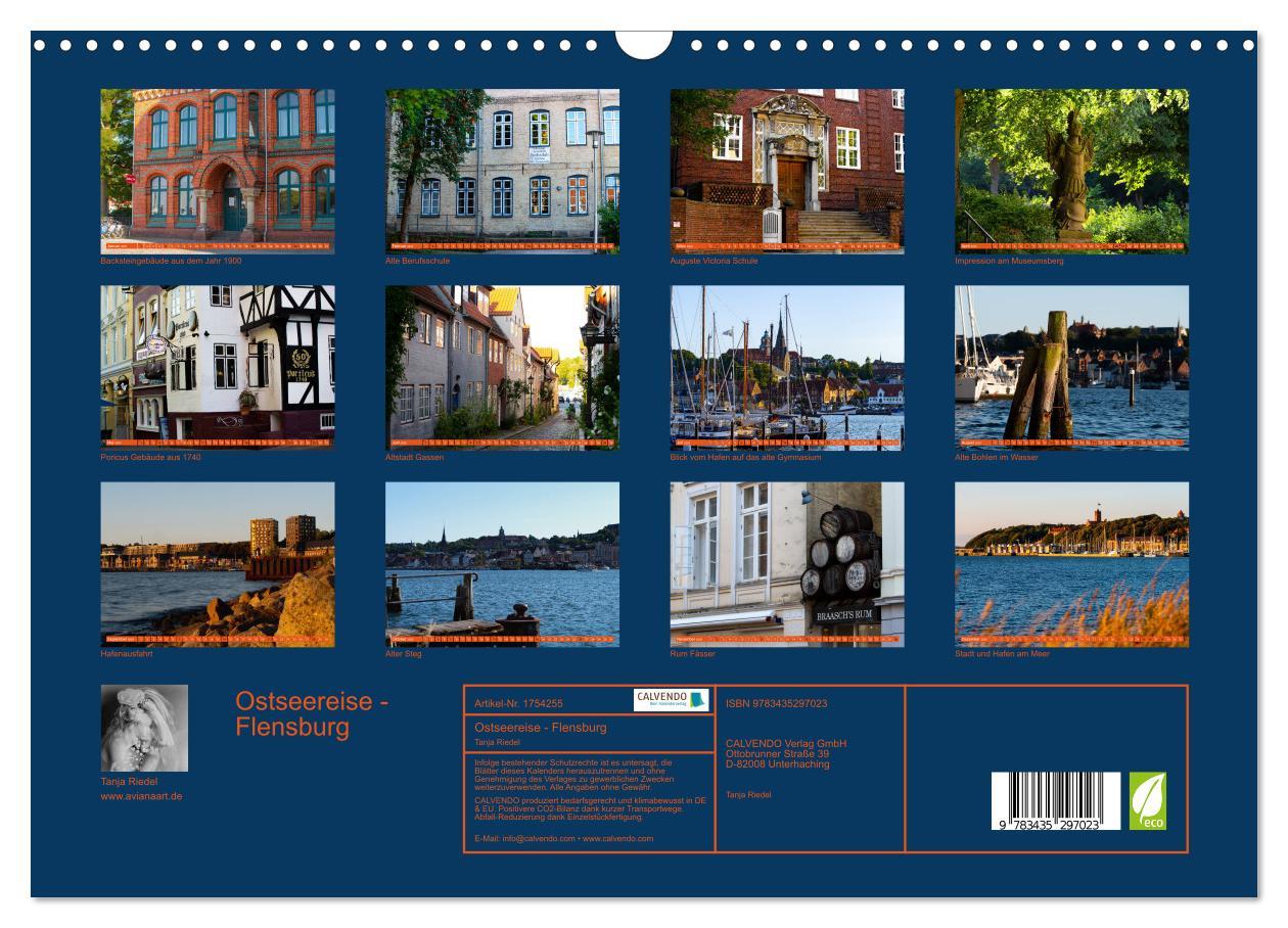 Bild: 9783435297023 | Ostseereise - Flensburg (Wandkalender 2025 DIN A3 quer), CALVENDO...