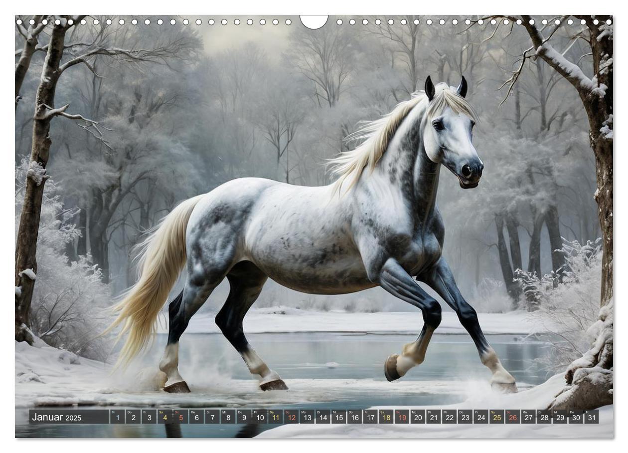 Bild: 9783457171004 | Schöne wilde Mustangs (Wandkalender 2025 DIN A3 quer), CALVENDO...