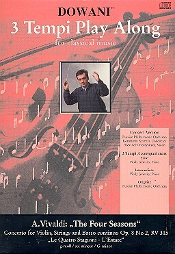 Cover: 9783905479751 | Concerto for Violin, Strings and BC Op. 8 No. 2 | Dowani