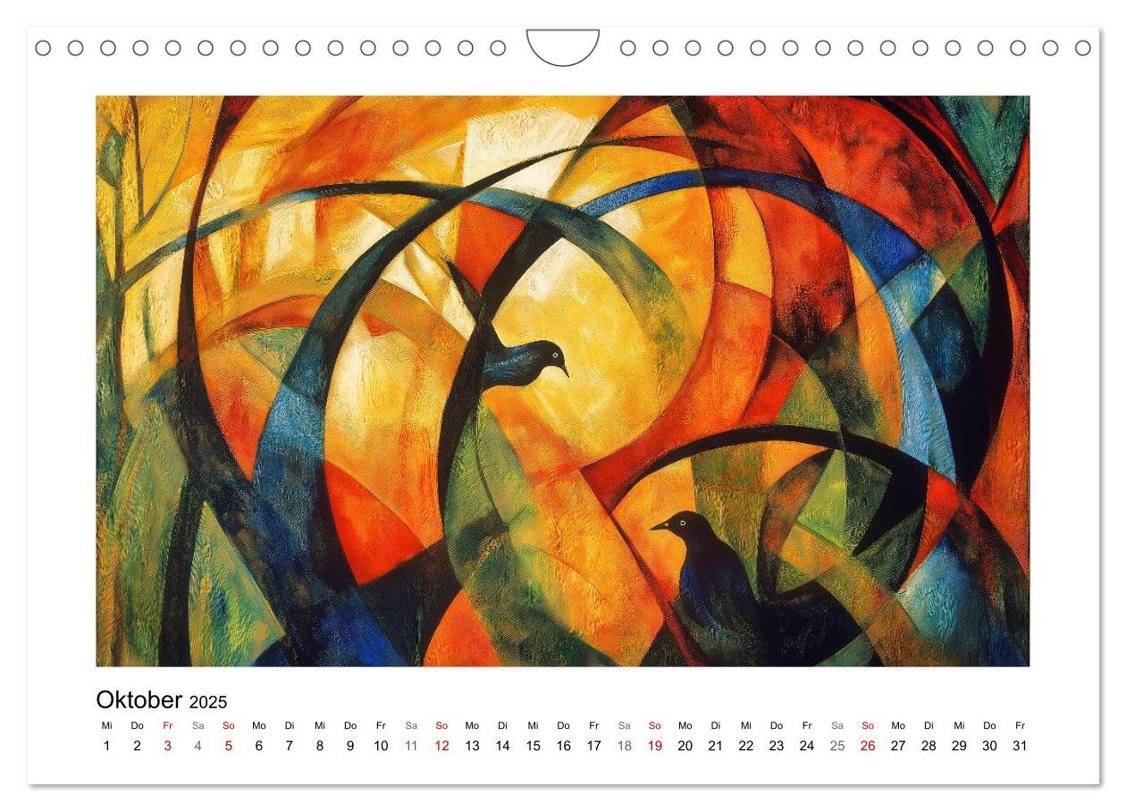 Bild: 9783457238103 | Expressionistisch durchs Jahr (Wandkalender 2025 DIN A4 quer),...