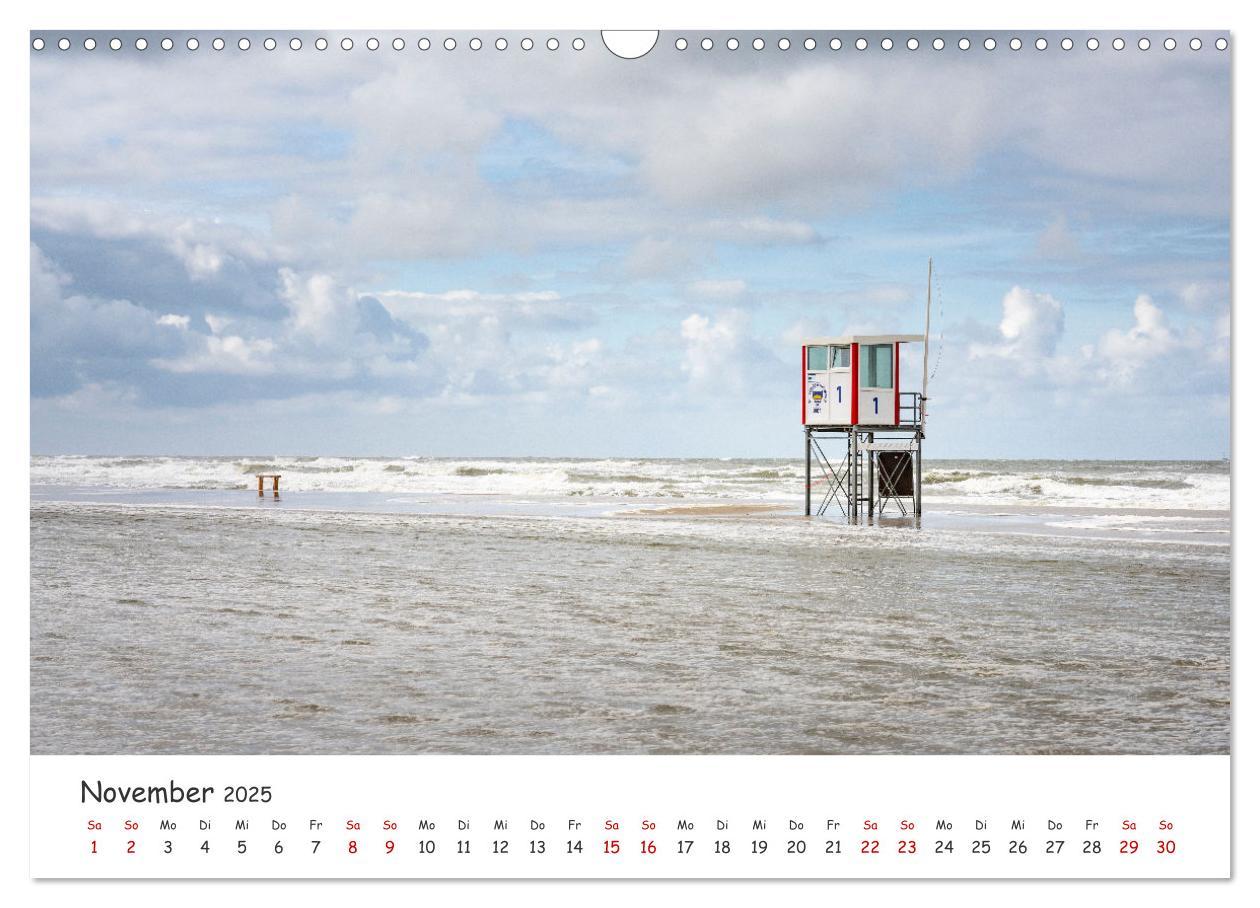 Bild: 9783435979356 | Nordsee, Meer, Strand und Wind (Wandkalender 2025 DIN A3 quer),...