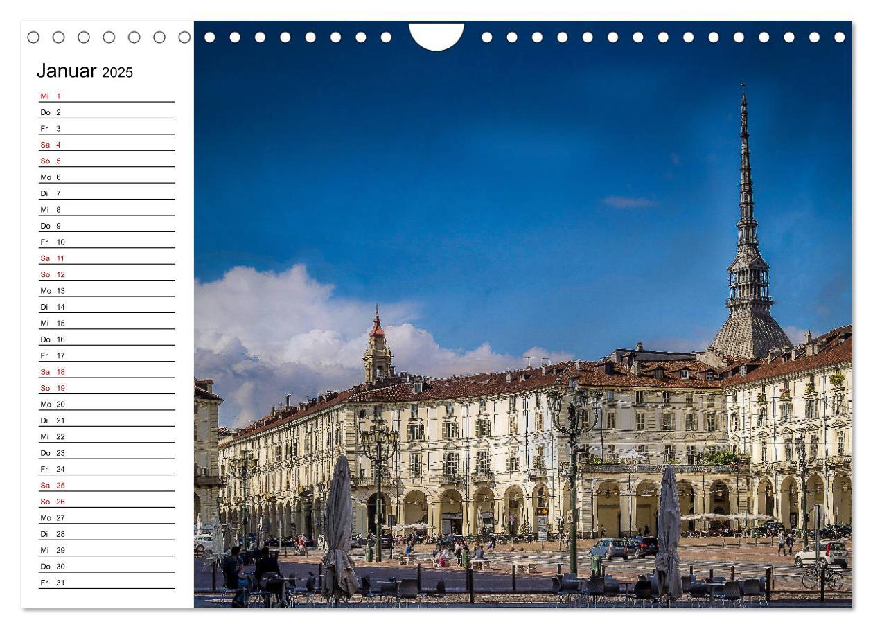 Bild: 9783435344314 | Piemont und Turin (Wandkalender 2025 DIN A4 quer), CALVENDO...