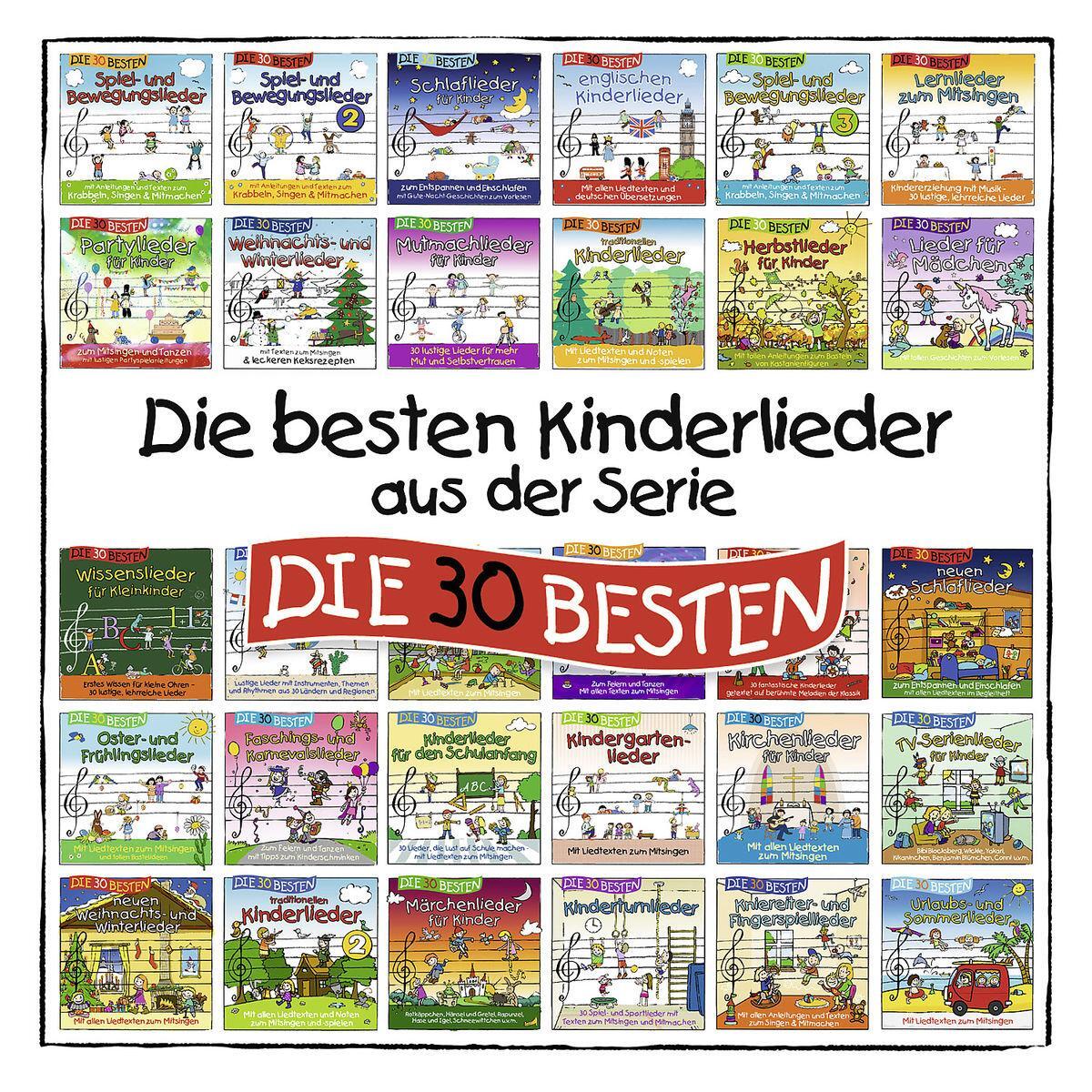 Cover: 4260167471761 | Die besten Kinderlieder aus der Serie DIE 30 BESTEN | Audio-CD | 2018