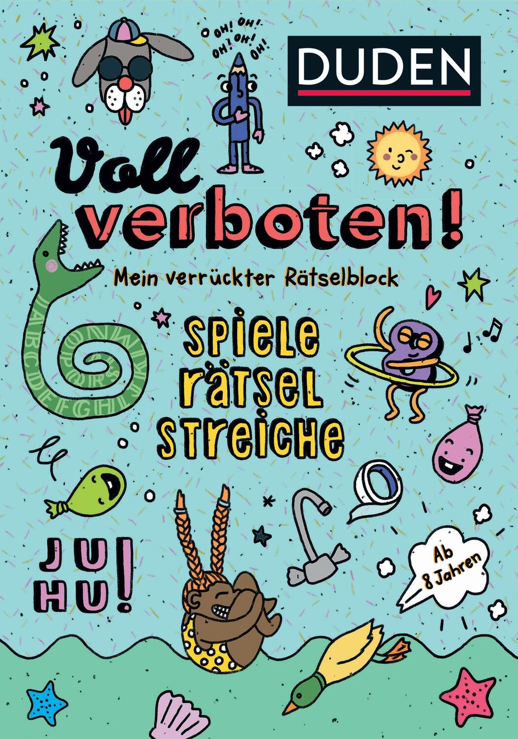 Cover: 9783411762019 | Voll verboten! Mein verrückter Rätselblock 1 - Ab 8 Jahren | Buch