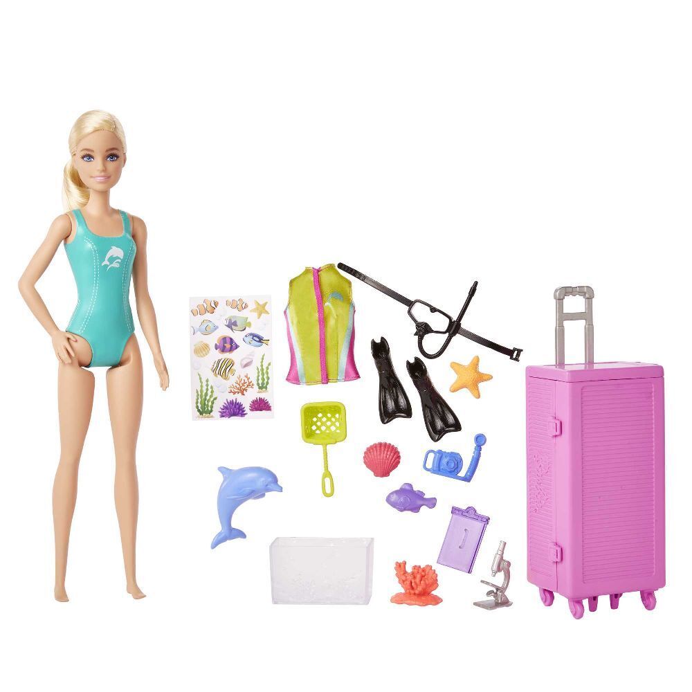 Bild: 194735127283 | Barbie Marine Biologist Playset 1 | Stück | In Blister | 2023 | Mattel