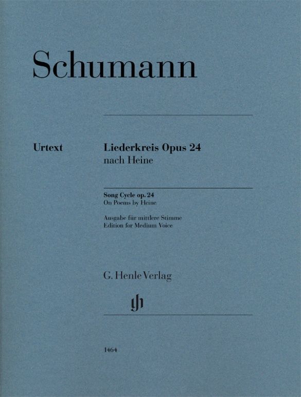 Cover: 9790201814643 | Robert Schumann - Liederkreis op. 24 | Robert Schumann | Taschenbuch