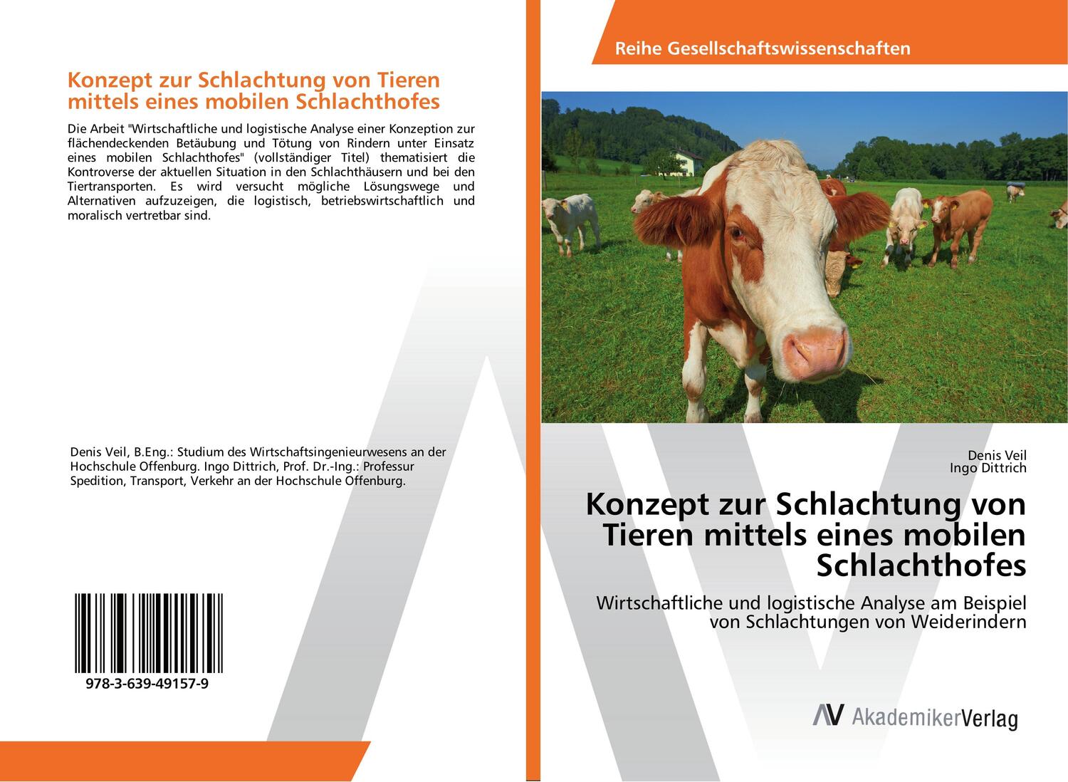 Cover: 9783639491579 | Konzept zur Schlachtung von Tieren mittels eines mobilen Schlachthofes