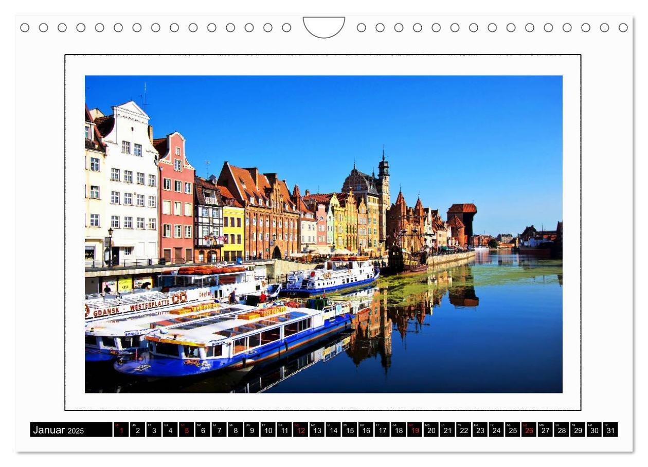 Bild: 9783435665983 | Danzig Gdansk (Wandkalender 2025 DIN A4 quer), CALVENDO Monatskalender