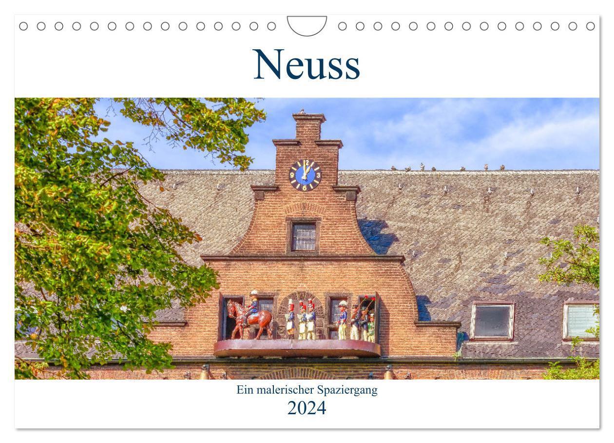 Cover: 9783675808928 | Neuss - Ein malerischer Spaziergang (Wandkalender 2024 DIN A4...