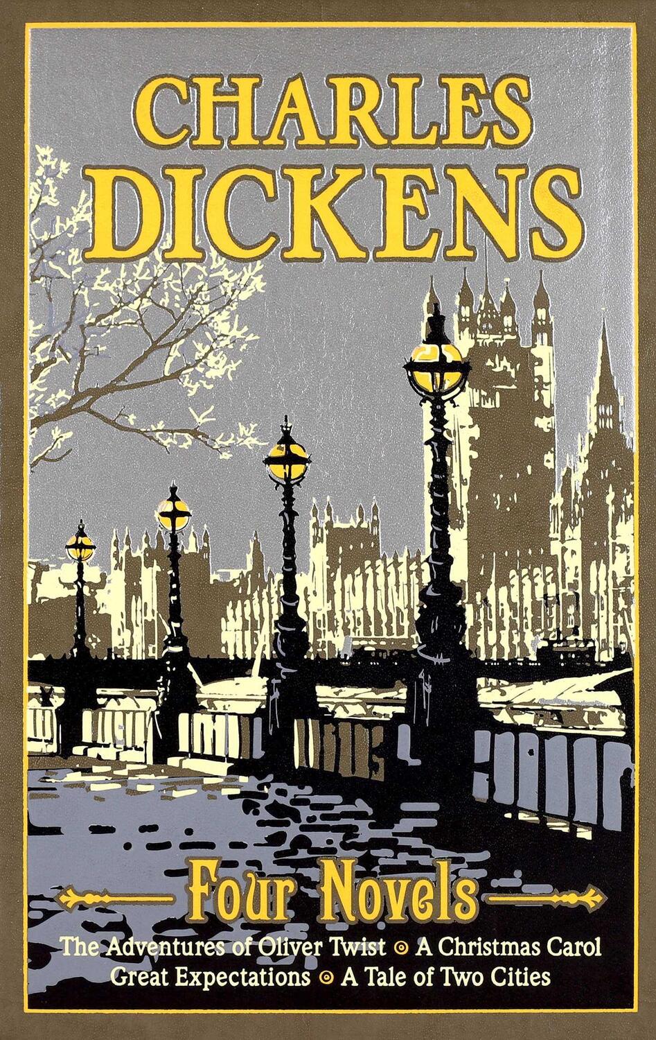 Cover: 9781684129058 | Four Novels | Charles Dickens | Buch | Leather-Bound Classics | 2019