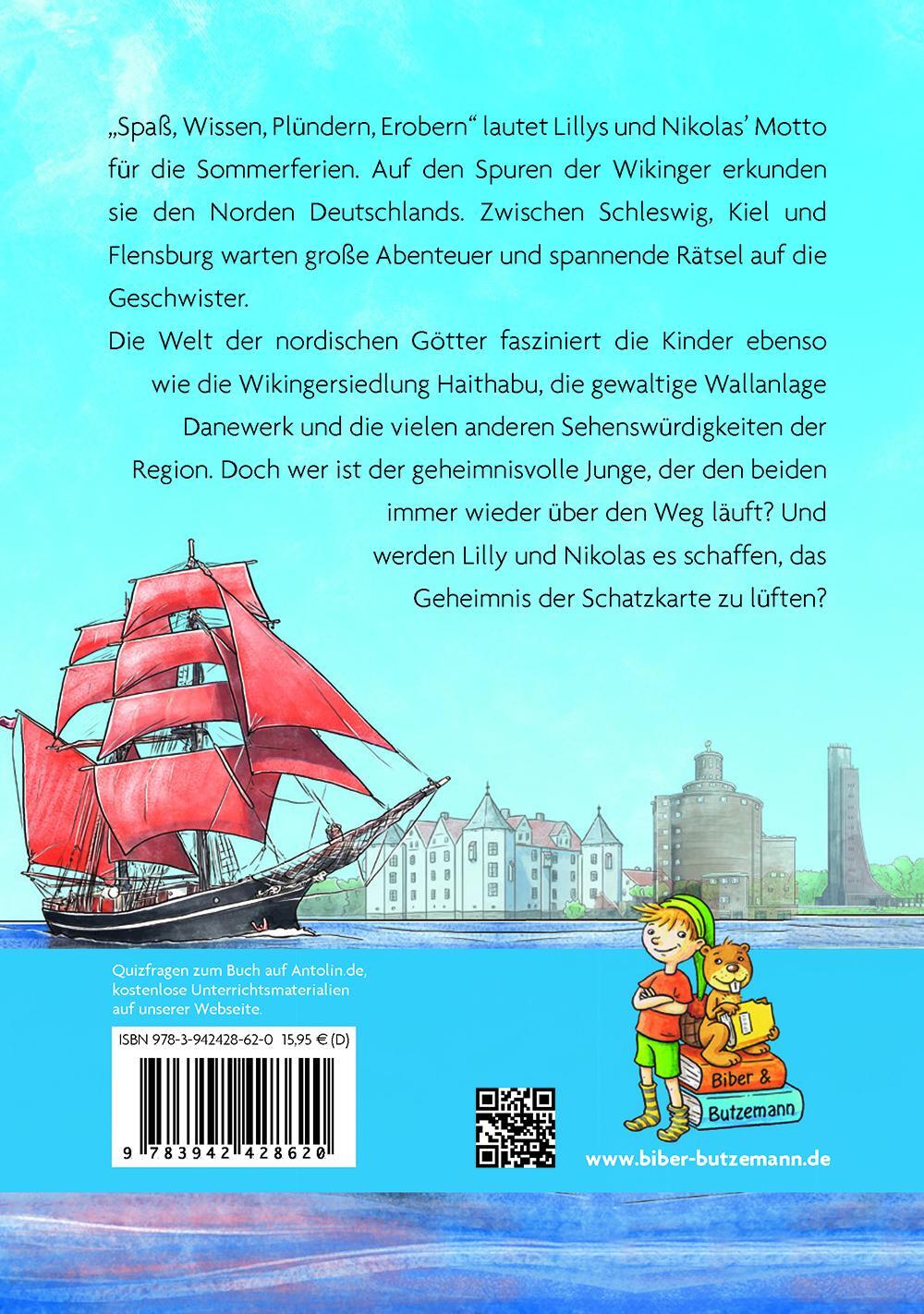 Rückseite: 9783942428620 | Abenteuer im Land der Wikinger | Nicole Grom (u. a.) | Buch | Deutsch