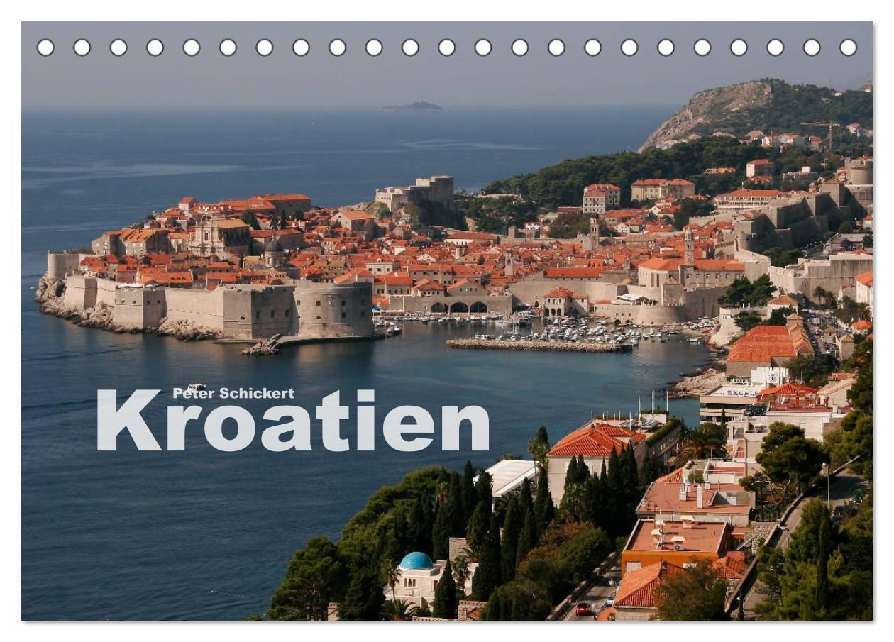 Cover: 9783435707065 | Kroatien (Tischkalender 2025 DIN A5 quer), CALVENDO Monatskalender