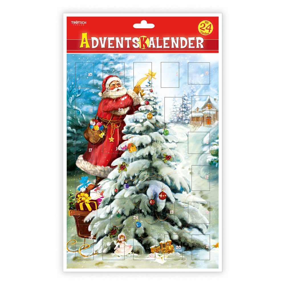 Cover: 4251901501561 | Trötsch Adventskalender Weihnachtsbaum Adventskalender mit Türchen