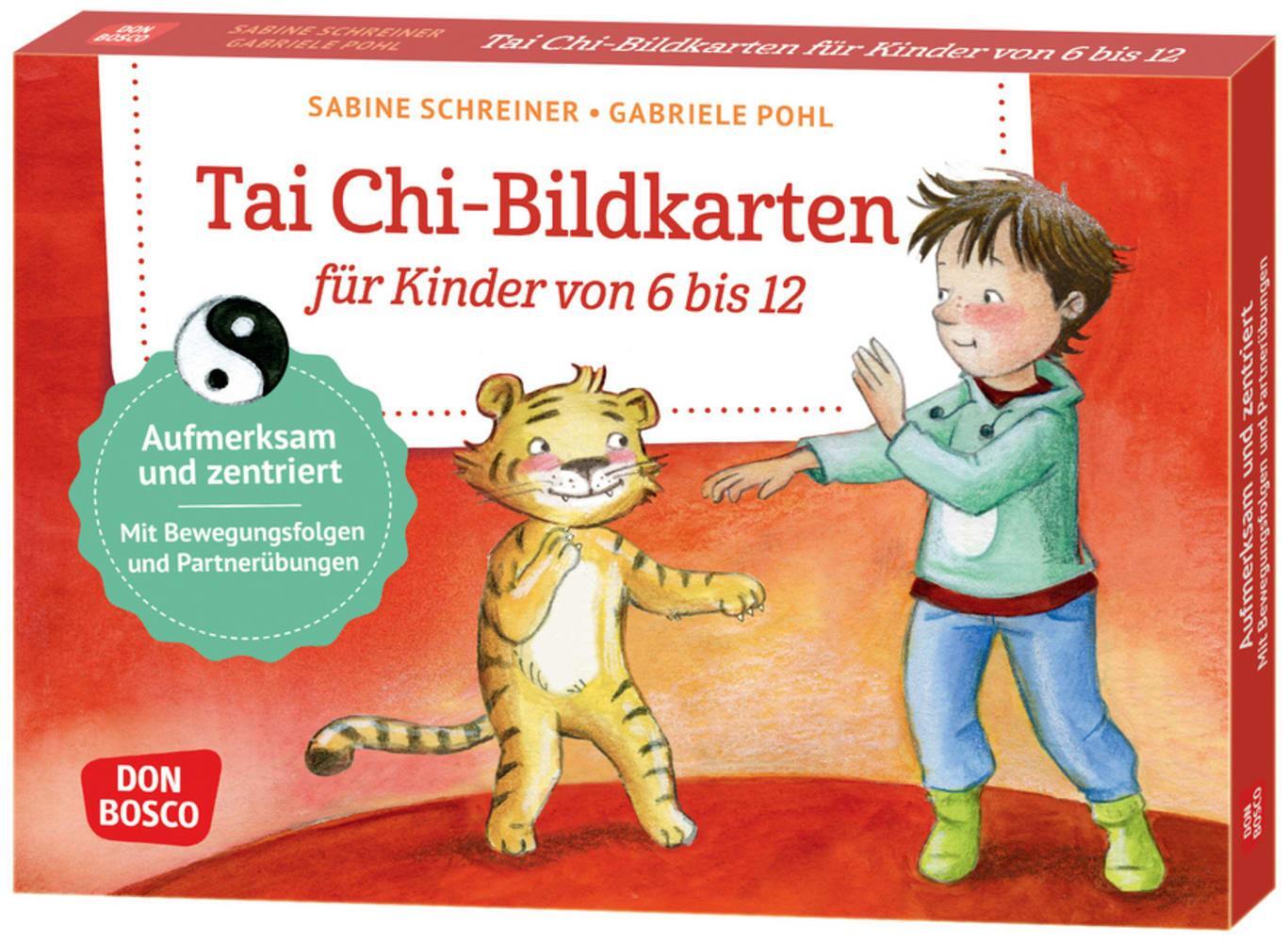Cover: 4260694920732 | Tai Chi-Bildkarten für Kinder von 6 bis 12 | Sabine Schreiner | Box