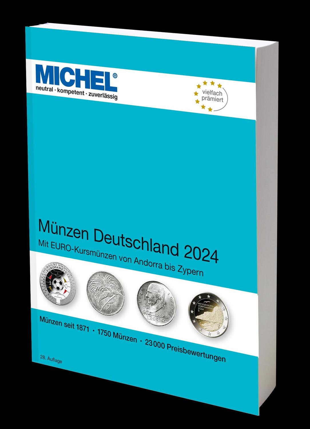 Cover: 9783954024872 | Münzen Deutschland 2024 | Michel-Redaktion | Taschenbuch | 576 S.