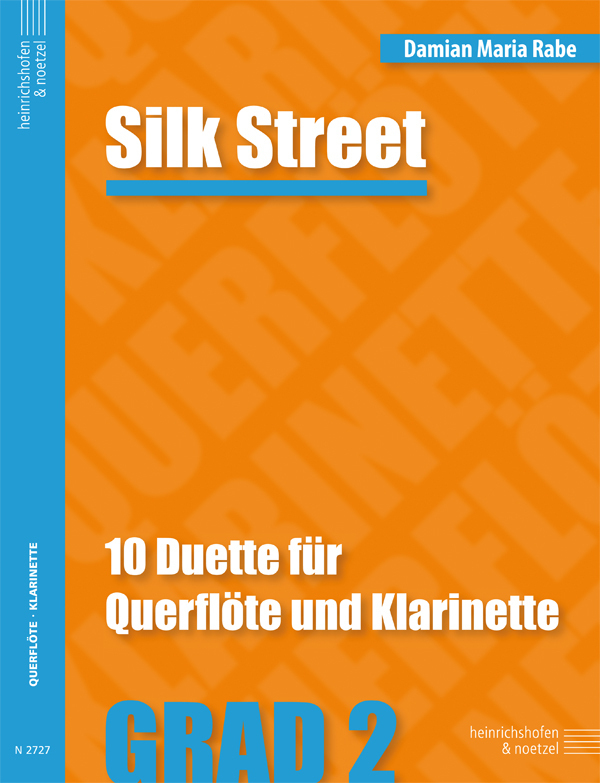Cover: 9790204427277 | Silk Street, Spielpartitur | Damian Maria Rabe | 2020 | Heinrichshofen