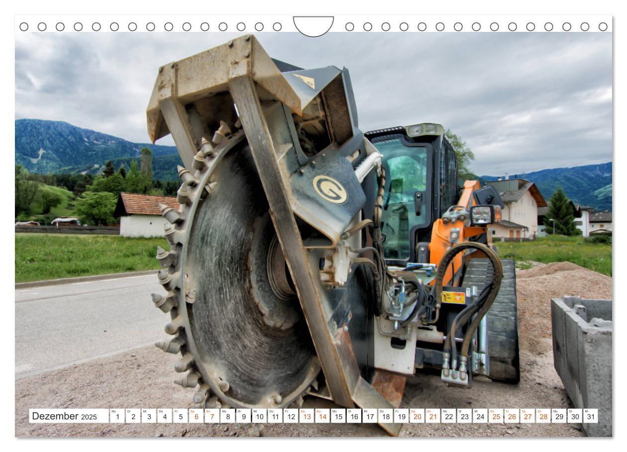 Bild: 9783435368075 | Baumaschinen - Maschinen auf der Baustelle (Wandkalender 2025 DIN...