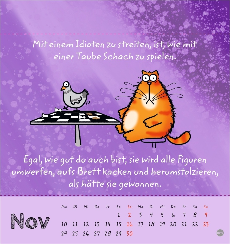 Bild: 9783756406951 | Catzz Postkartenkalender 2025 | Alexander Holzach | Kalender | 13 S.