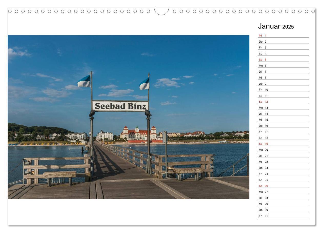 Bild: 9783435484645 | Ostseebad Binz ¿ Zeit für Erholung (Wandkalender 2025 DIN A3 quer),...