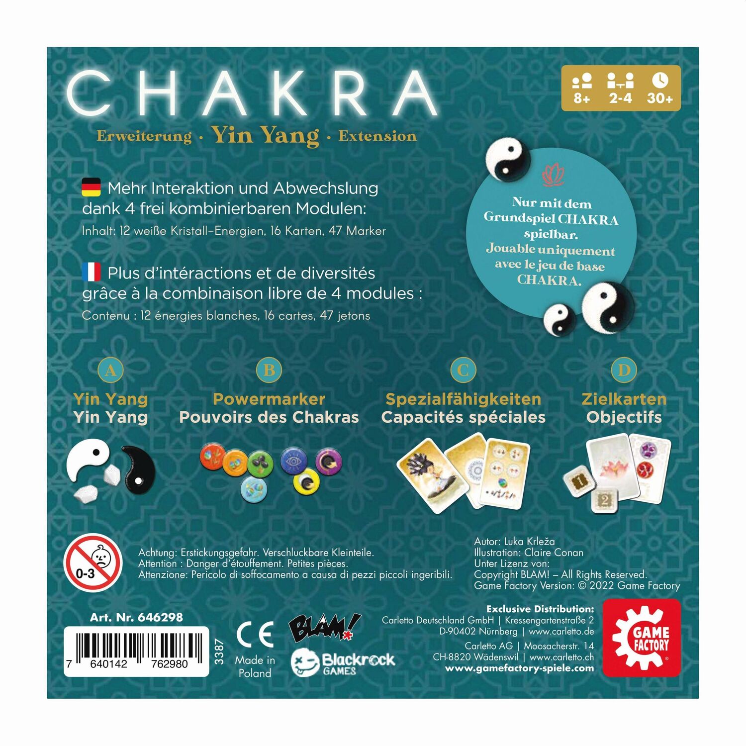 Bild: 7640142762980 | GAMEFACTORY - Chakra Yin Yang Erweiterung | Gamefactory | Spiel | 2022