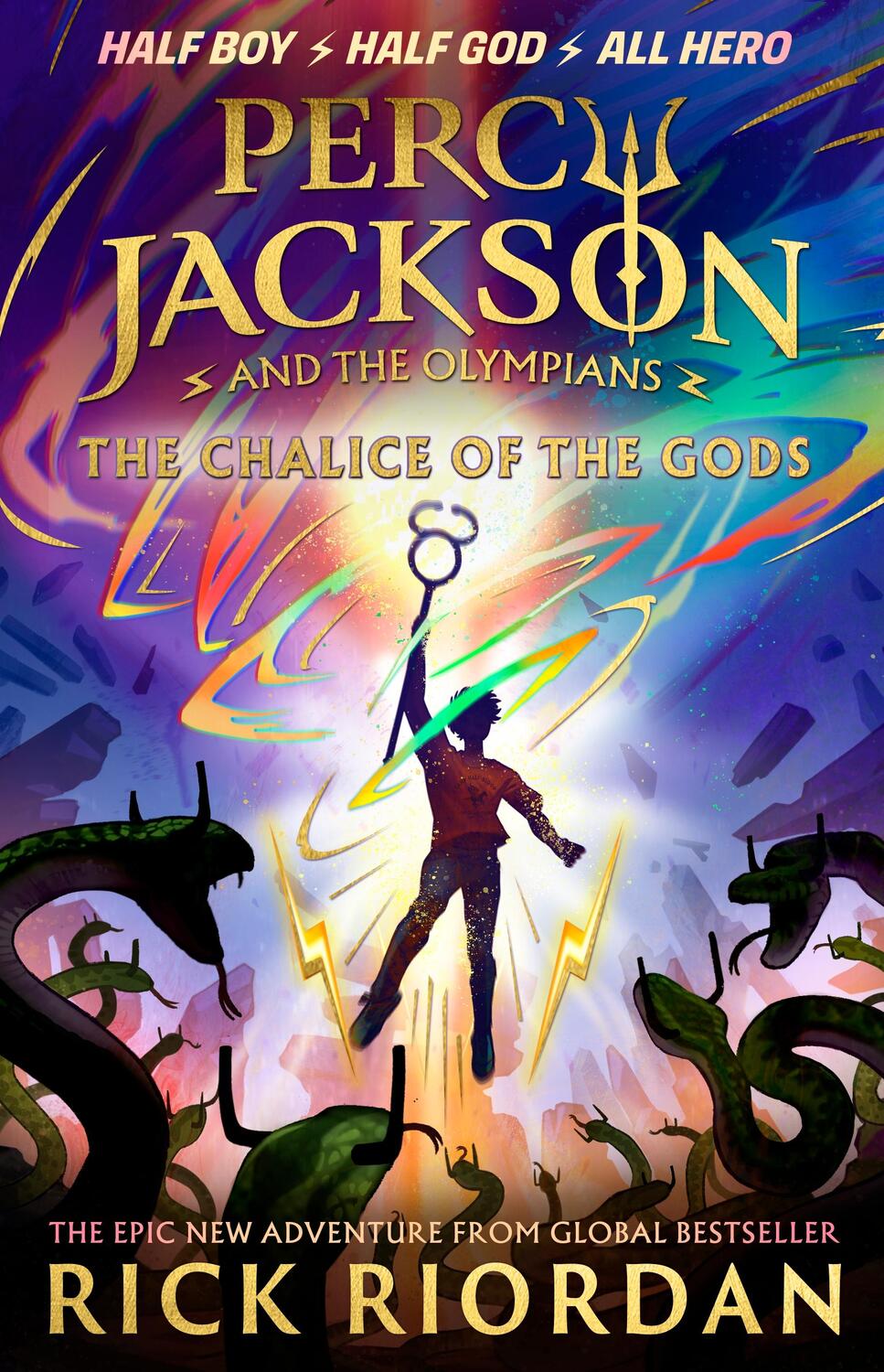 Cover: 9780241647547 | Percy Jackson and the Olympians: The Chalice of the Gods | Riordan