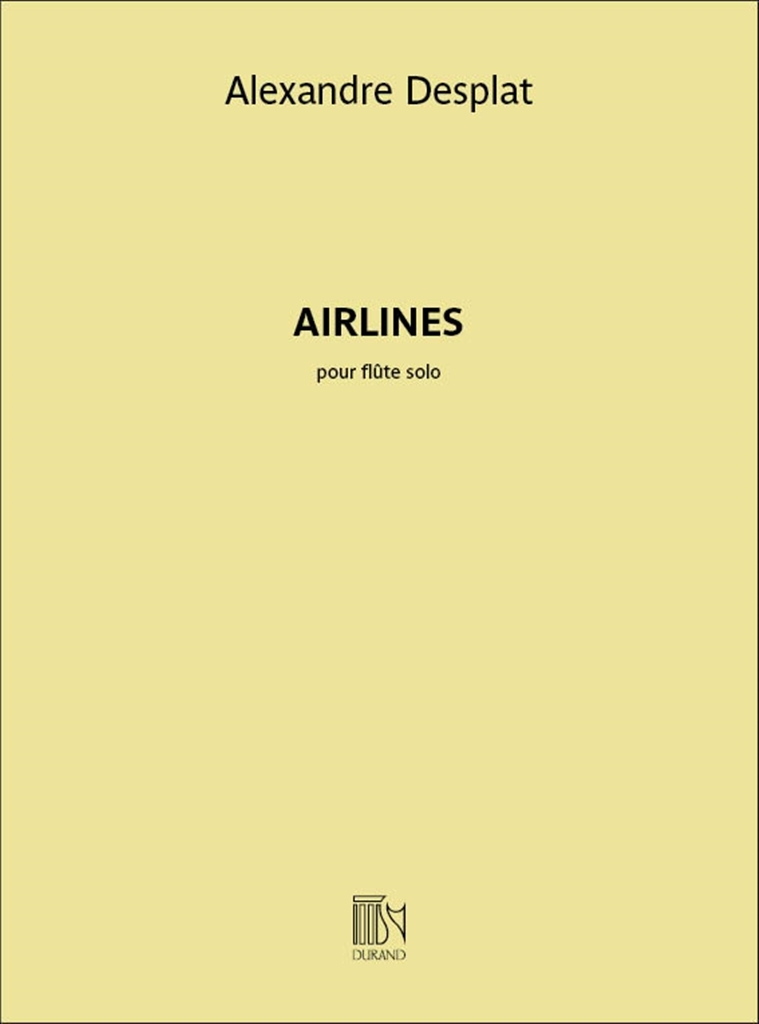 Cover: 9790044093663 | Airlines | Alexandre Desplat | Buch | 2019 | Editions Durand