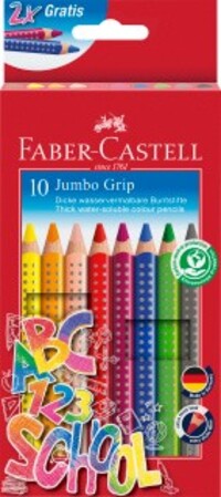 Cover: 4005402809226 | Faber-Castell Buntstift Jumbo Grip 10er Set | Faber-Castell GRIP Jumbo