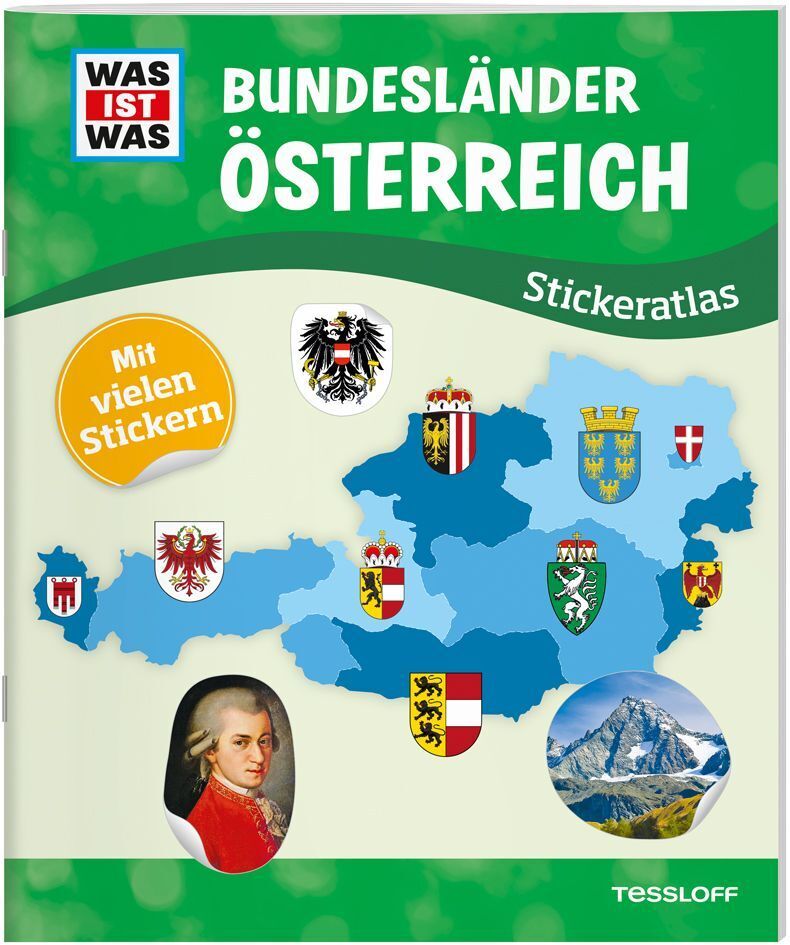 Cover: 9783788676308 | Bundesländer Österreich Stickeratlas | Mit vielen Stickern | Lehnert