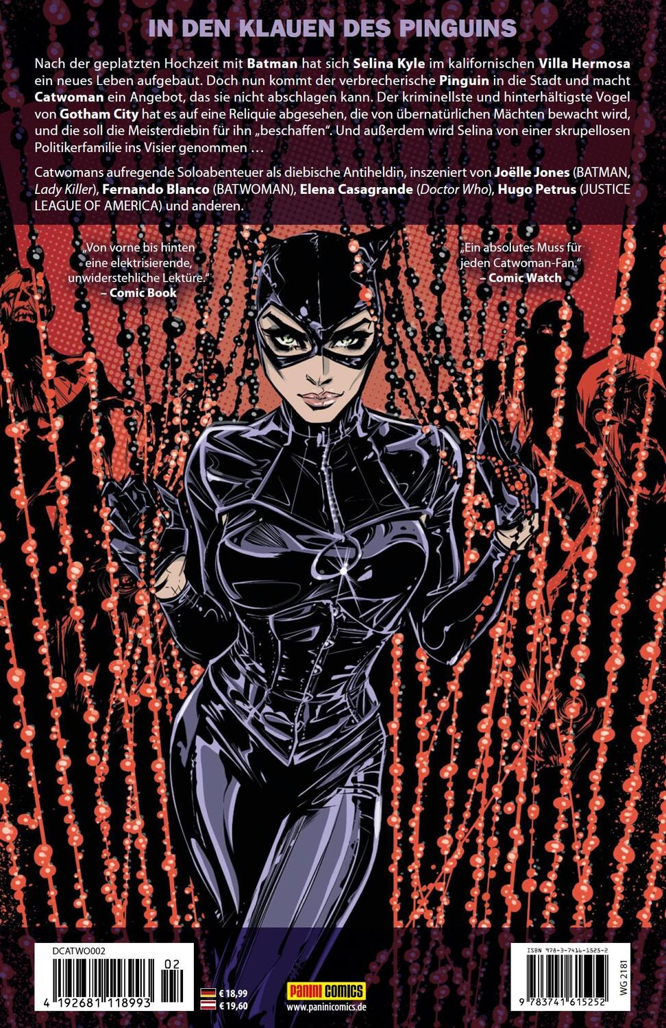 Rückseite: 9783741615252 | Catwoman | Bd. 2 (2. Serie): Blutopfer | Joëlle Jones (u. a.) | Buch