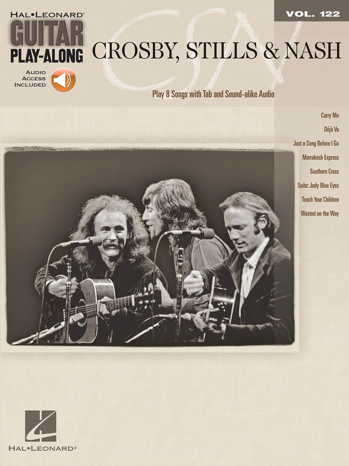 Cover: 884088498917 | Crosby, Stills &amp; Nash | Guitar Play-Along Volume 122 | 2014