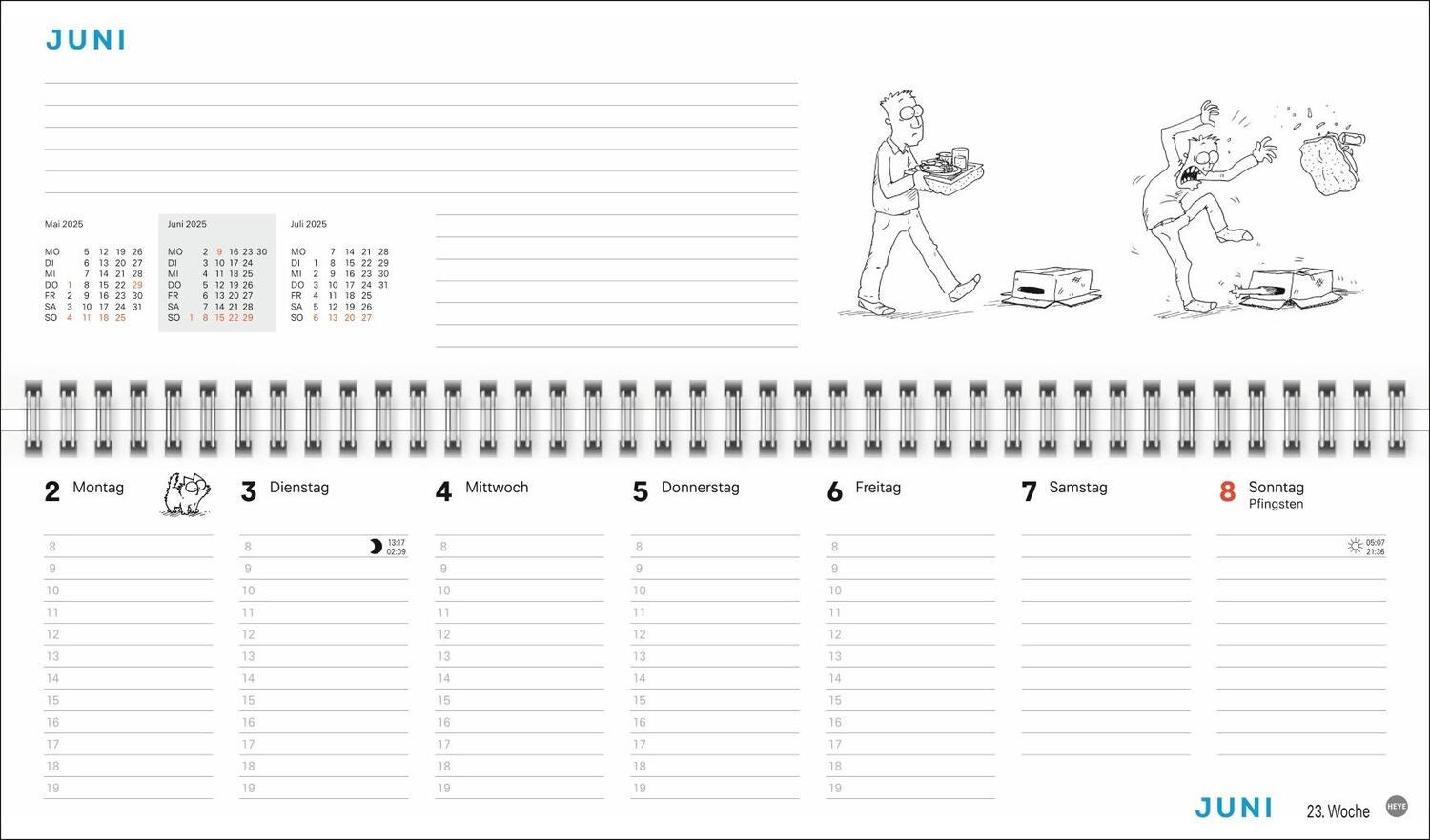 Bild: 9783756406524 | Simons Katze Büroplaner 2025 | Simon Tofield | Kalender | 112 S.