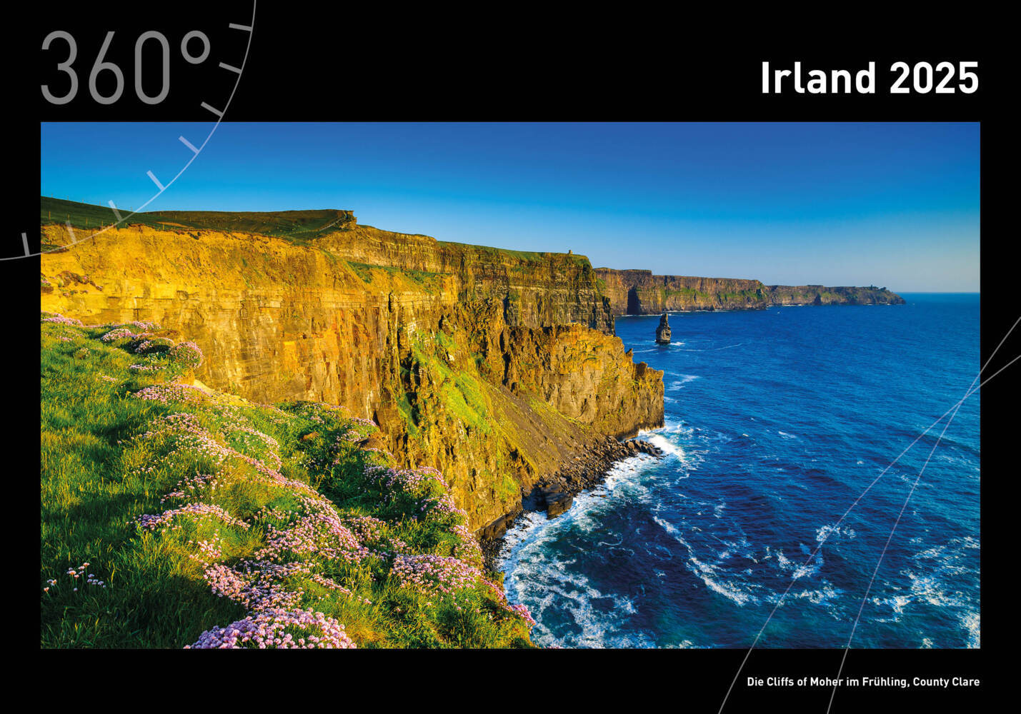 Cover: 9783968555225 | 360° Irland Premiumkalender 2025 | Hartmut Krinitz | Kalender | 13 S.