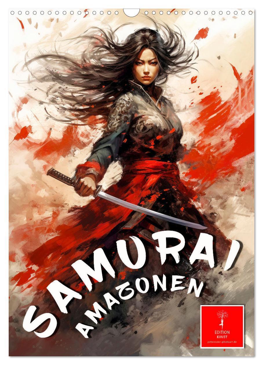 Cover: 9783383749261 | Samurai Amazonen (Wandkalender 2024 DIN A3 hoch), CALVENDO...