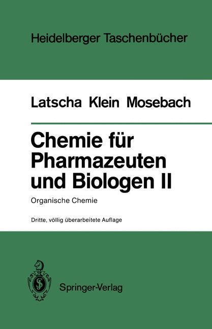 Cover: 9783540186281 | Chemie für Pharmazeuten und Biologen II. Begleittext zum...