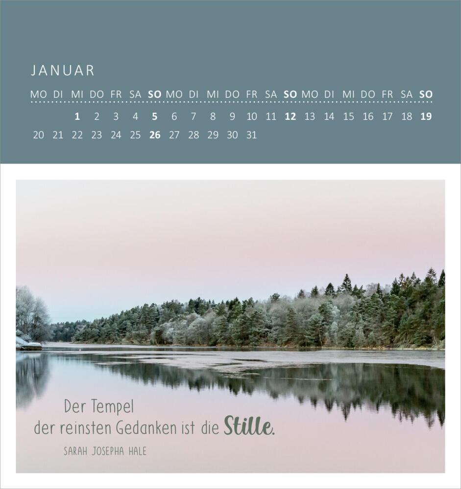 Bild: 4014489133681 | Wandkalender Achtsamkeit für dich 2025 | Kalender | 26 S. | Deutsch