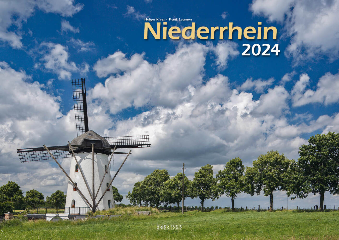 Cover: 9783965351844 | Niederrhein 2024 Bildkalender A3 Spiralbindung | Holger Klaes | 2024