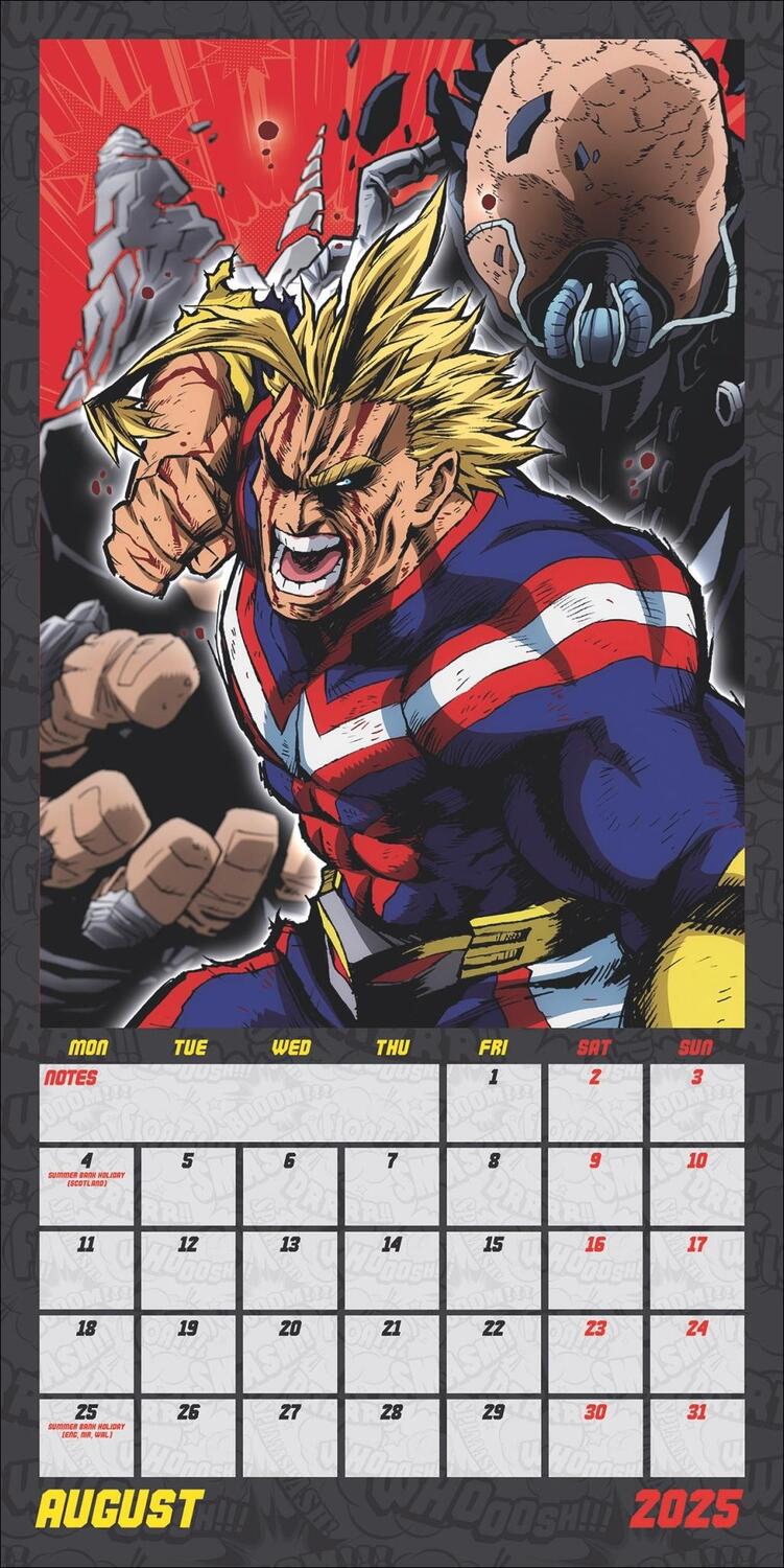 Bild: 9783840196829 | My Hero Academia Broschurkalender 2025 | Kalender | Danilo | 28 S.