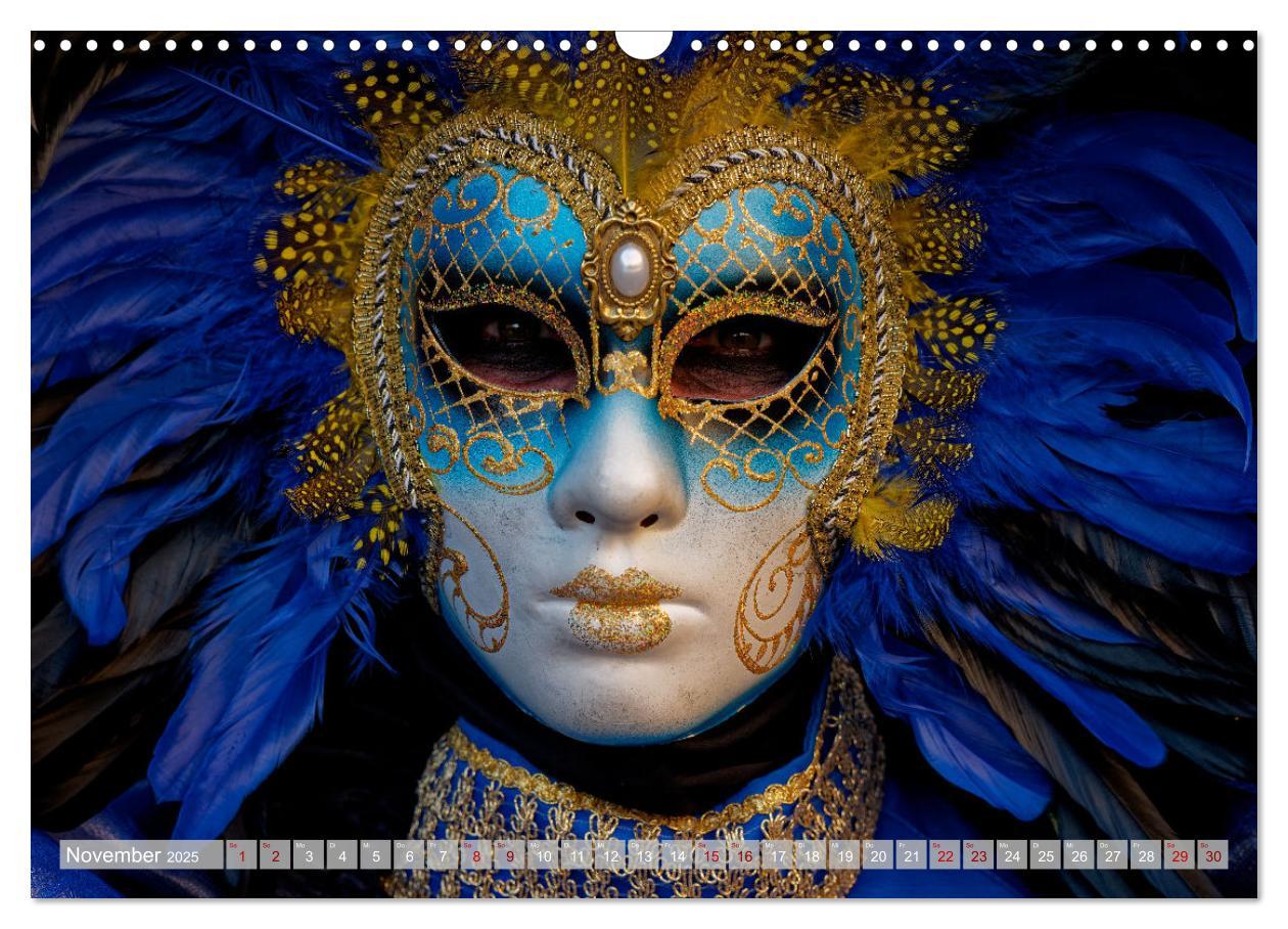 Bild: 9783383855092 | neunziggrad I photoart: venezia carnevale (Wandkalender 2025 DIN A3...