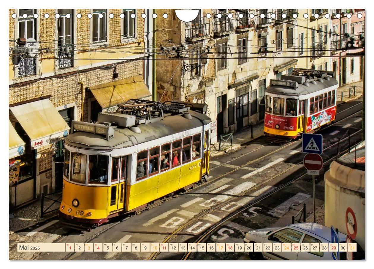 Bild: 9783435476343 | Durch die Welt mit der Straßenbahn (Wandkalender 2025 DIN A4 quer),...