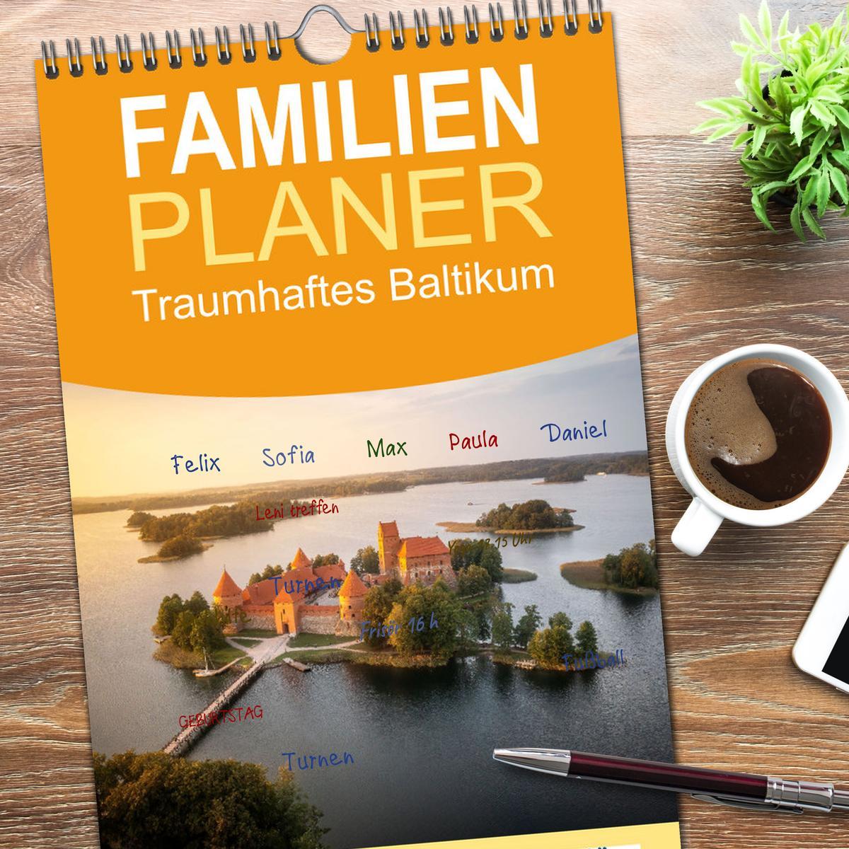 Bild: 9783457091746 | Familienplaner 2025 - Traumhaftes Baltikum mit 5 Spalten...