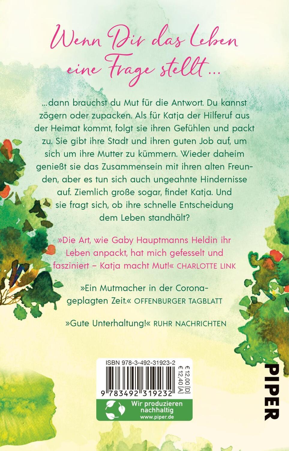 Rückseite: 9783492319232 | Unsere allerbeste Zeit | Gaby Hauptmann | Taschenbuch | 416 S. | 2022