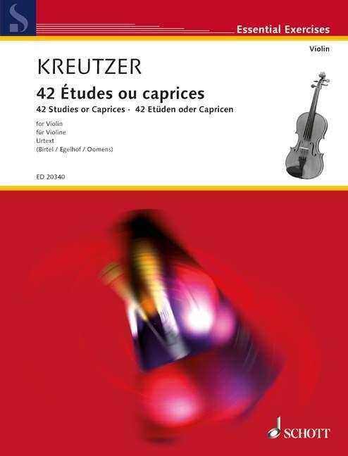 Cover: 9790001150781 | 42 Études ou caprices | Violine | Maria Egelhof | Broschüre | Deutsch